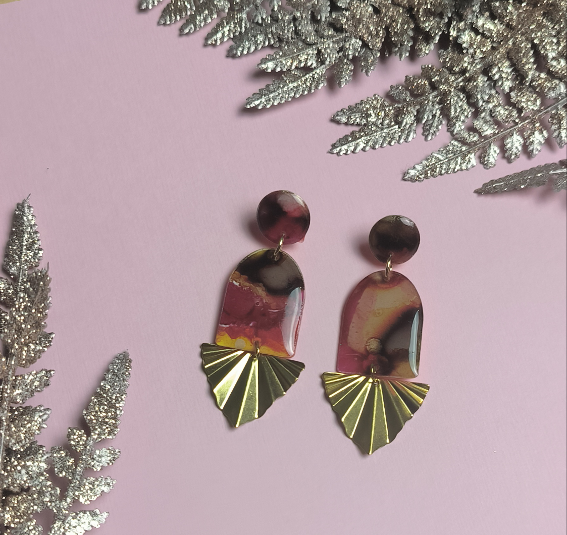 Aquarelle feu pampille