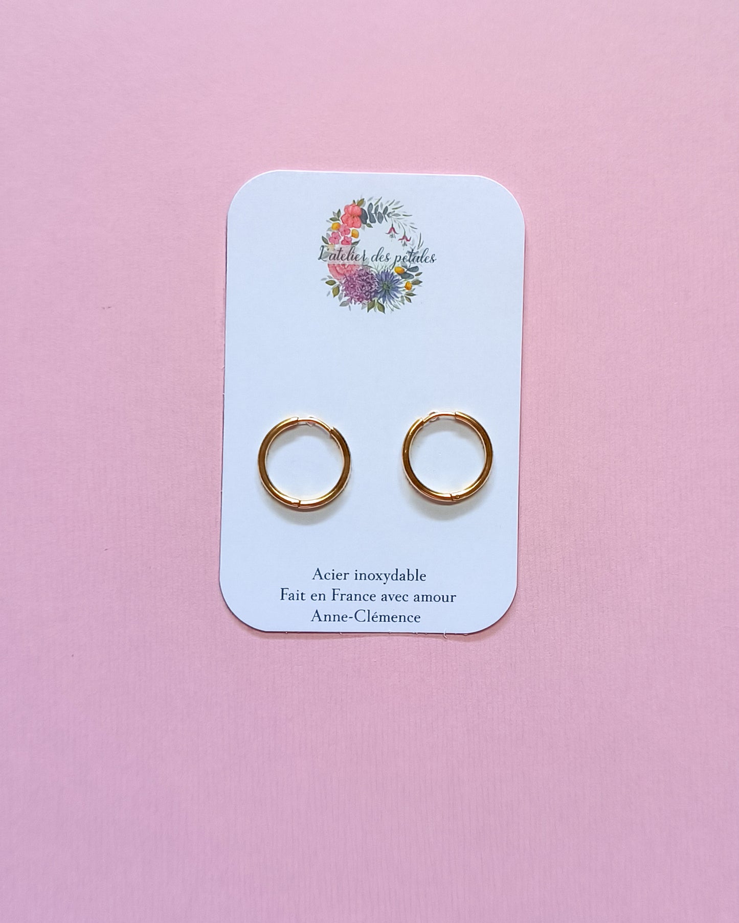 Créoles acier inoxydable