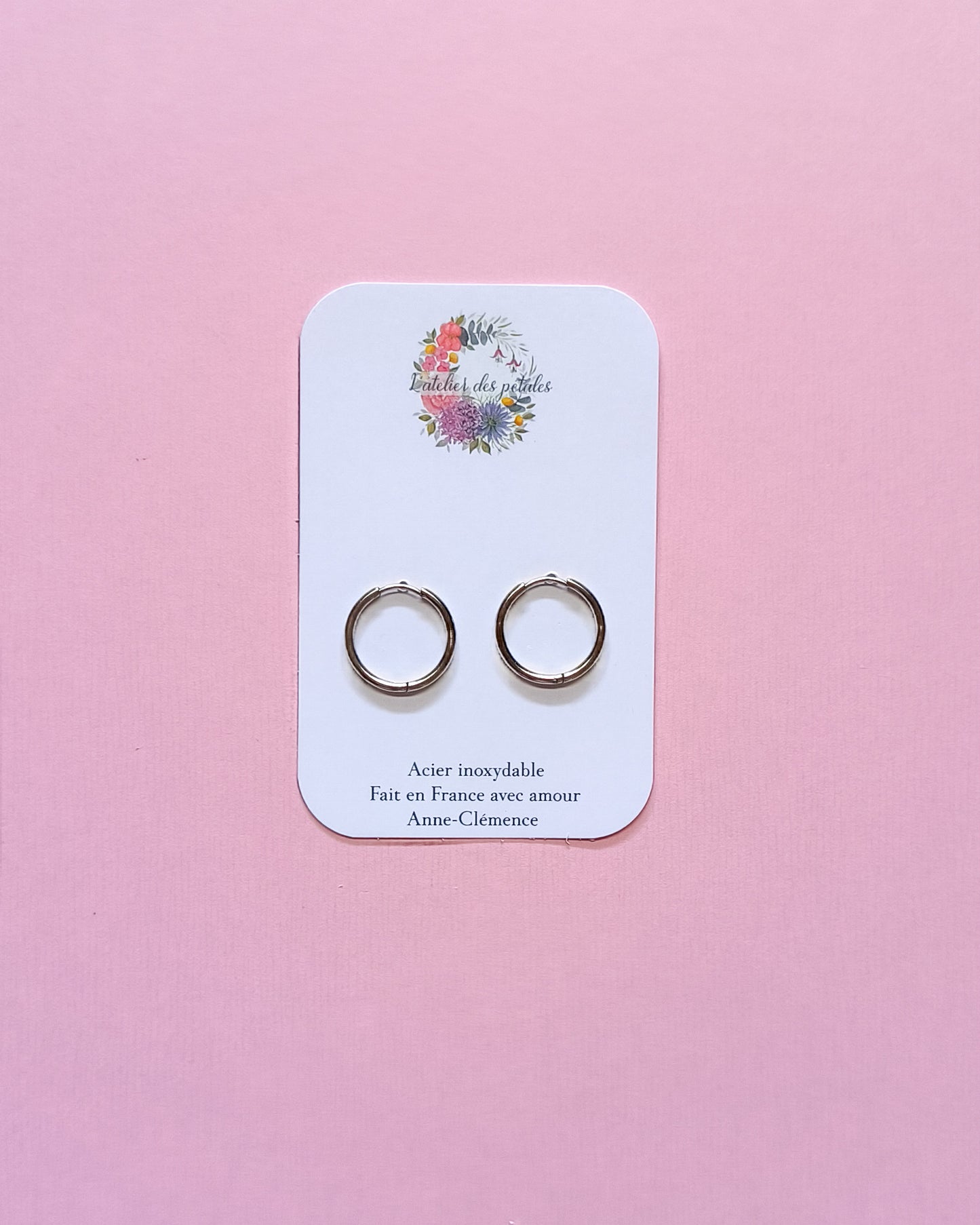 Créoles acier inoxydable